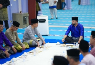 Keberangkatan Duli Yang Amat Mulia Tunku Mahkota Ismail, Pemangku Sultan Johor ke Majlis Berbuka Puasa di Daerah Kota Tinggi