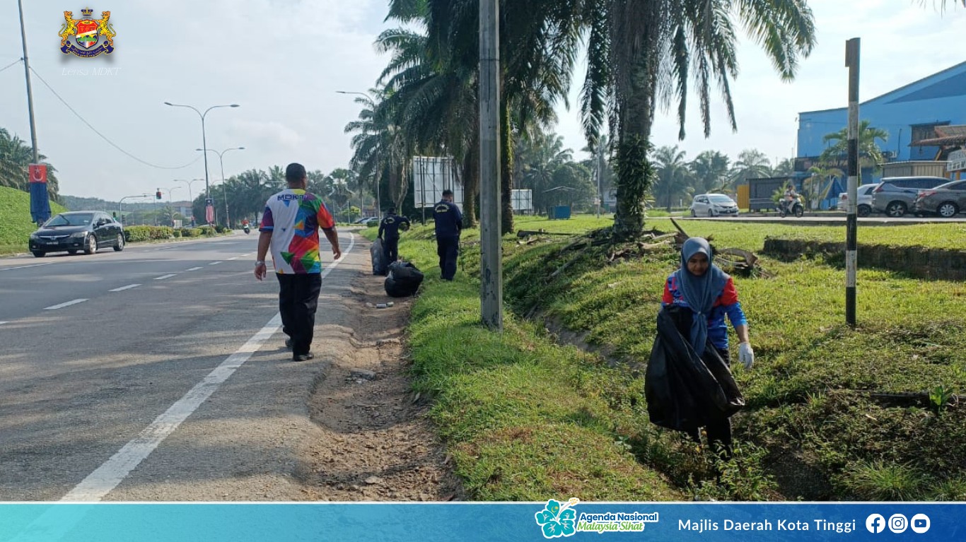 Program Plogging & Jalan Angkat (PJA) Majlis Daerah Kota Tinggi Sempena Johor Bersih 2.0