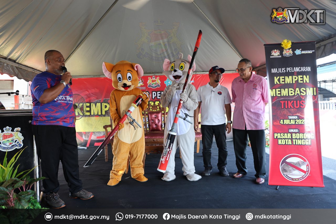 MAJLIS PELANCARAN KEMPEN MEMBASMI TIKUS DI PASAR BORONG, KOTA TINGGI TAHUN 2025