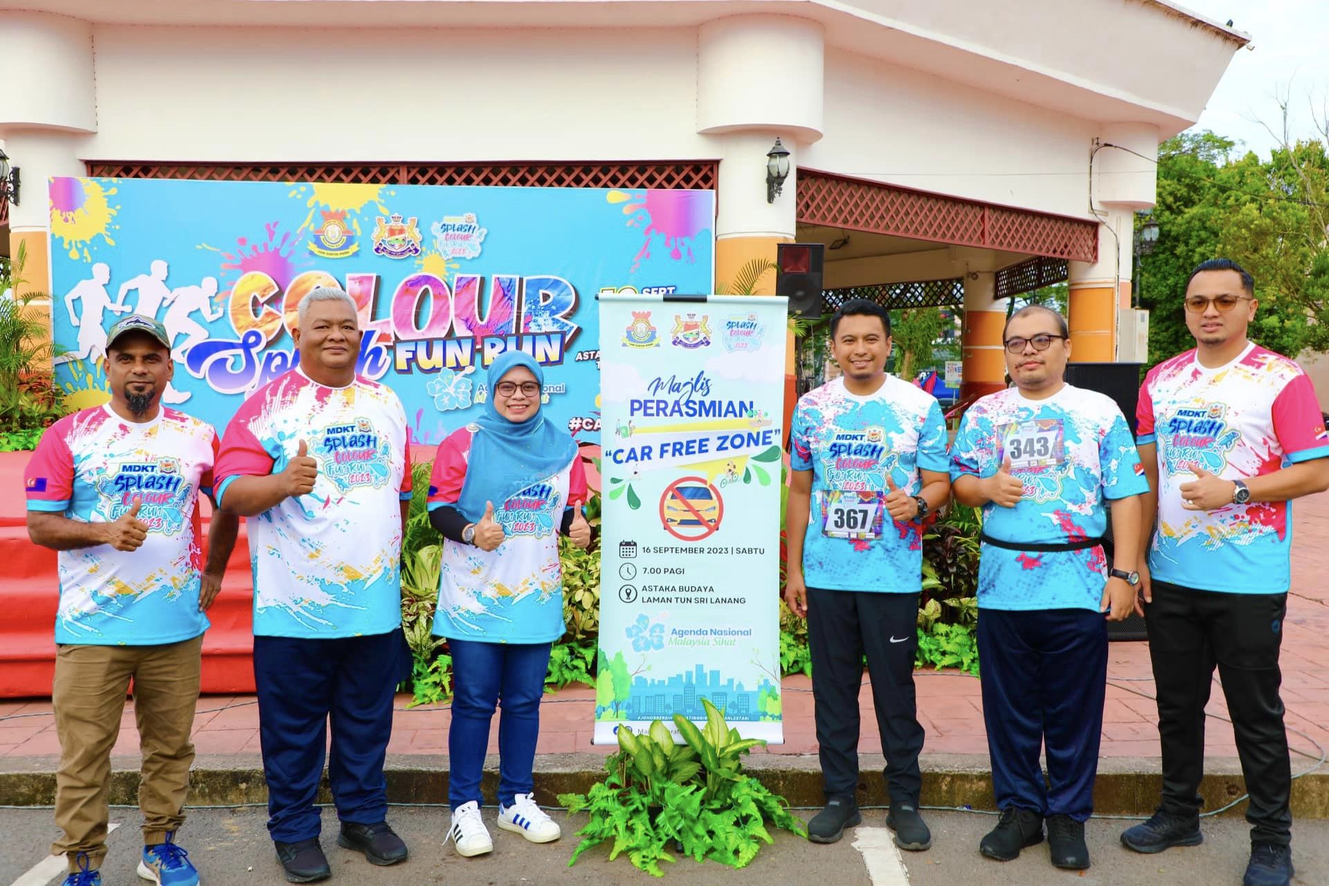 COLOUR SPLASH FUN RUN MAJLIS DAERAH KOTA TINGGI